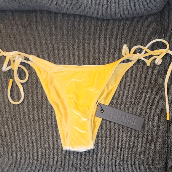 Velvet string bathing suit bottom only - Picture 1 of 1